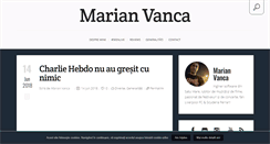 Desktop Screenshot of marianvanca.com
