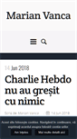 Mobile Screenshot of marianvanca.com
