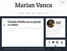 Tablet Screenshot of marianvanca.com